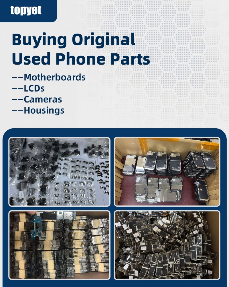 Membeli Suku Cadang Ponsel Bekas Asli - Motherboard, LCD, Kamera, Casing