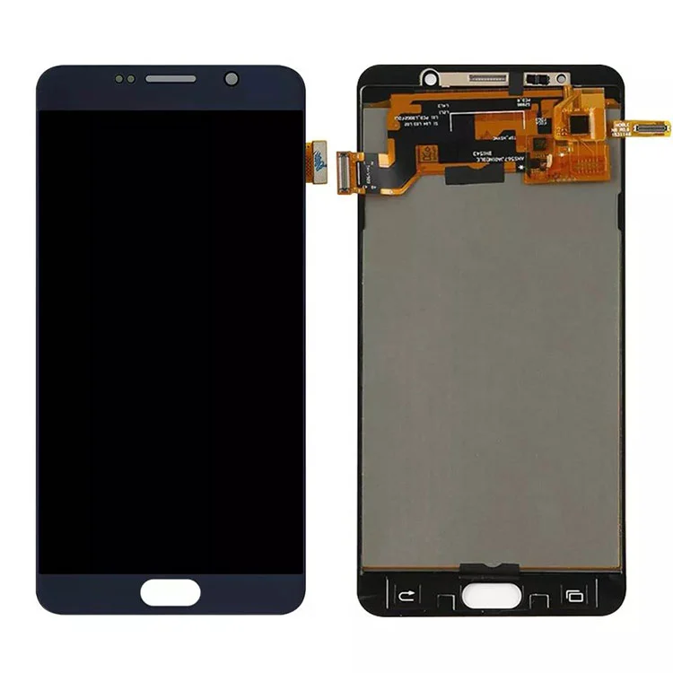 Untuk Samsung Galaxy Note 5 LCD OLED layar Display Digitizer Majelis dengan bingkai