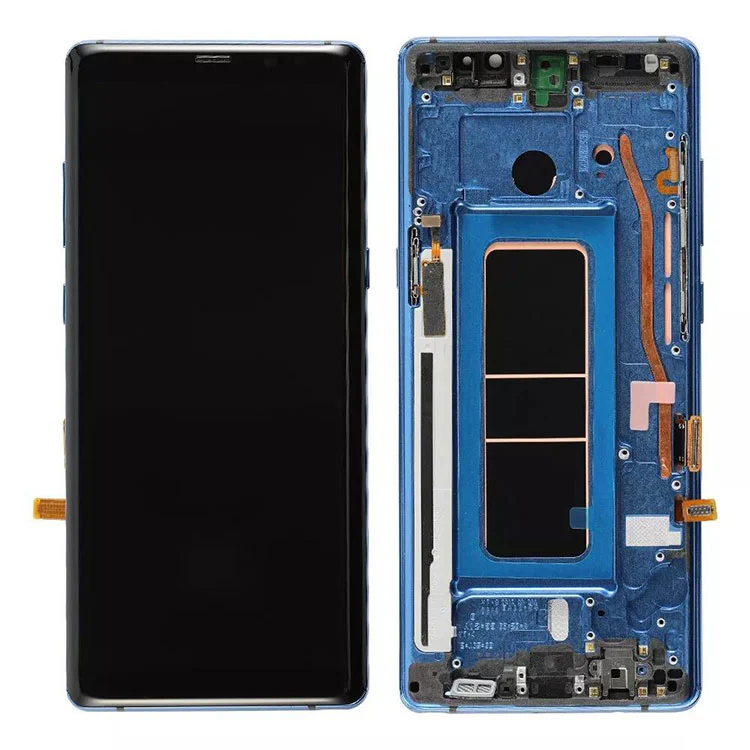 Untuk Samsung Galaxy Note 8 LCD OLED Display Display Digitizer Assembly dengan bingkai