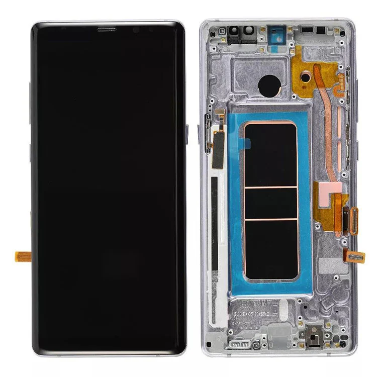 Untuk Samsung Galaxy Note 8 LCD OLED Display Display Digitizer Assembly dengan bingkai