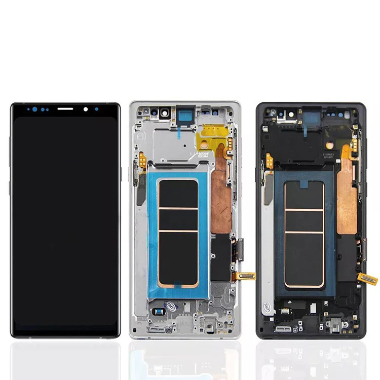 Untuk Samsung Galaxy Note 9 LCD OLED DISPLAY SCREEN Digitizer Assembly dengan bingkai