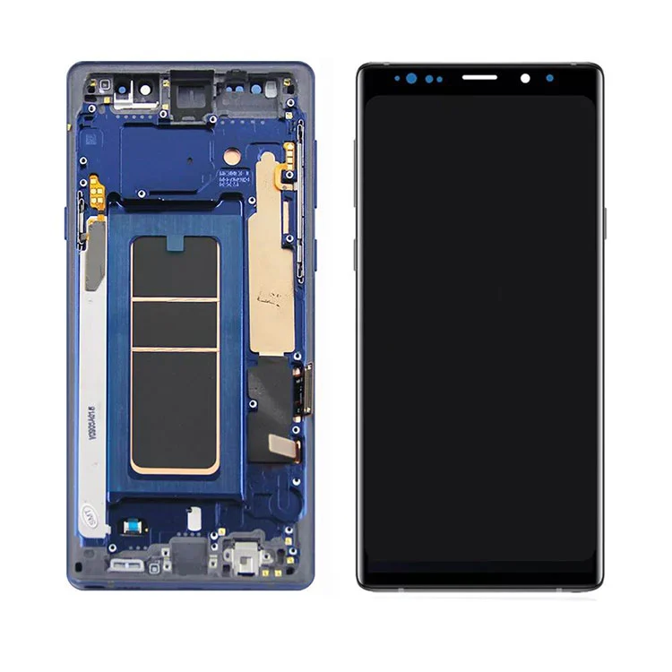 Untuk Samsung Galaxy Note 9 LCD OLED DISPLAY SCREEN Digitizer Assembly dengan bingkai
