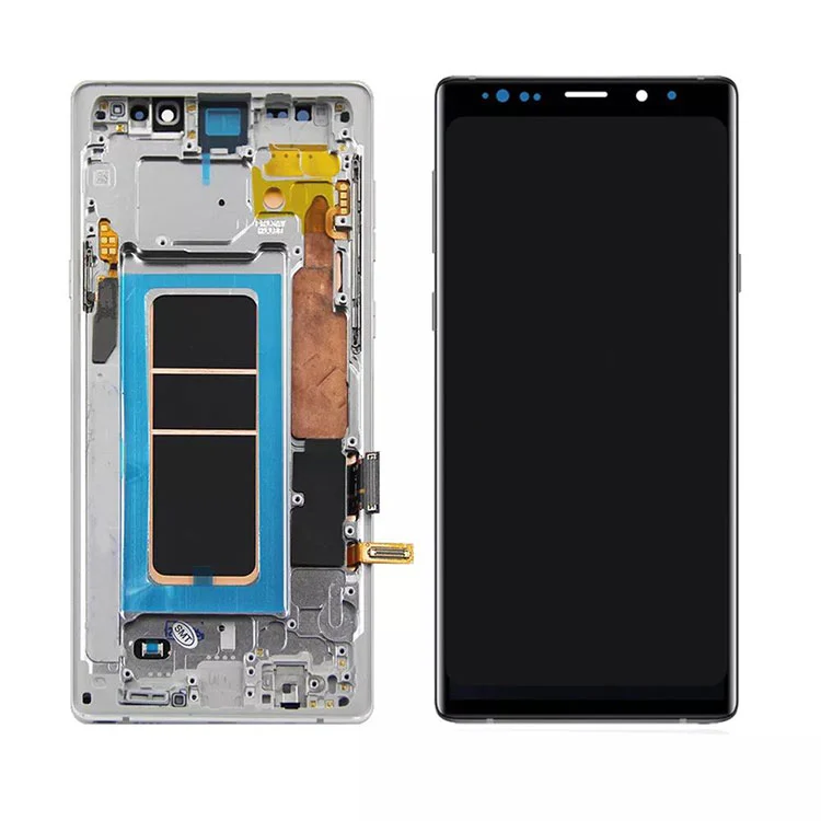 Untuk Samsung Galaxy Note 9 LCD OLED DISPLAY SCREEN Digitizer Assembly dengan bingkai