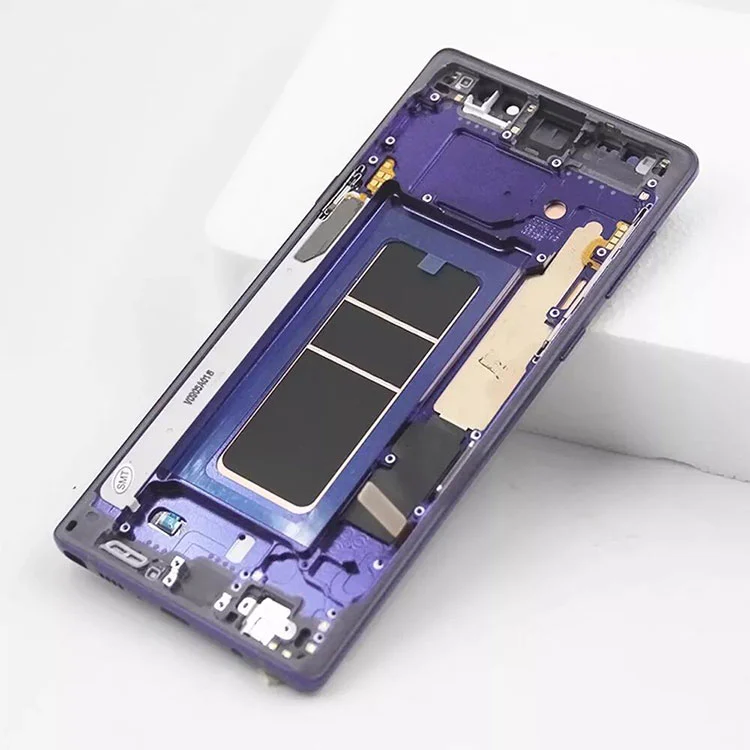 Untuk Samsung Galaxy Note 9 LCD OLED DISPLAY SCREEN Digitizer Assembly dengan bingkai