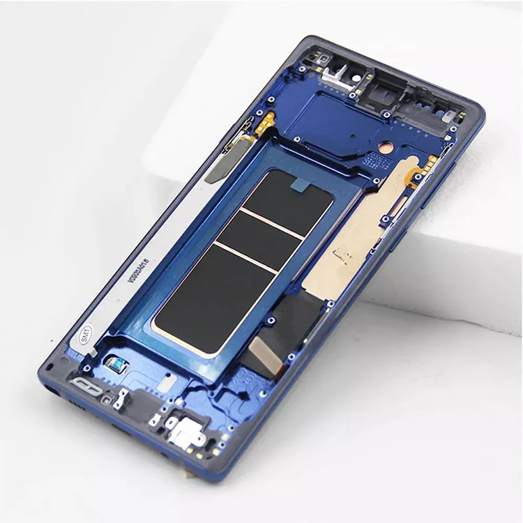 Untuk Samsung Galaxy Note 9 LCD OLED DISPLAY SCREEN Digitizer Assembly dengan bingkai