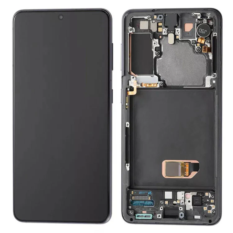 Untuk penggantian Samsung Galaxy S21 LCD Display Lapisan Layar Sapu Rakitan