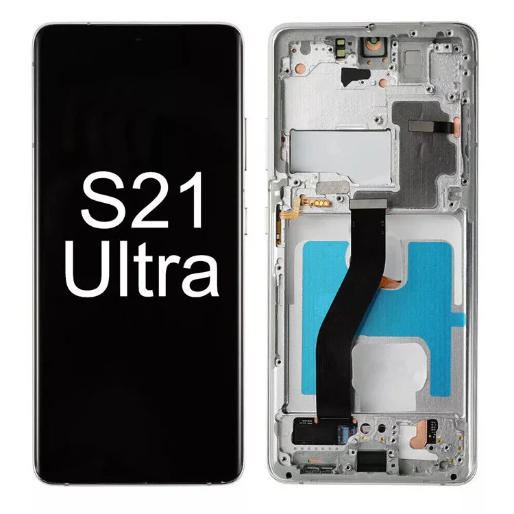 Untuk Samsung Galaxy S21 Ultra LCD Tampilan Layar Layar Sentuh Penggantian